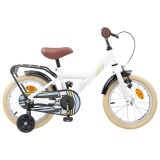vidaXL Bicicletă pentru Copii 12 Inci pentru 2-4 ani Alb 42009495