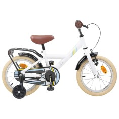 vidaXL Bicicletă pentru Copii 12 Inci pentru 2-4 ani Alb 42009495