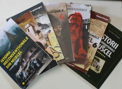 ISTORII NECONVENTIONALE DIN MUSCEL , VOLUMELE I - VII de STERIAN PRICOPIE , ... DEDICAT CONTRIBUTIEI MUSCELENE LA INFAPTUIREA MARII UNIRI , 2019 foto