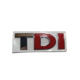 Emblema Sticker, VW TDI, cu D, I rosu