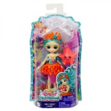 Enchantimals Royal Papusi Si Animalute Staria Starfish Si Beamy