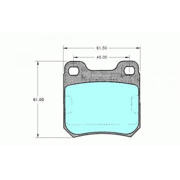 Placute frana spate Opel Vectra B 11859 1605924 foto