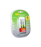 Incarcator AA/AAA NIMH R3/R6 + 2xR6 2100mAh +adaptor WA12 GP