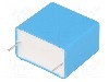 Condensator cu polipropilena, 2,2&micro;F, 280V AC, KEMET - PHE840MR7220MR05R04L2