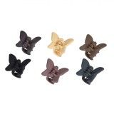 Set Clame Păr Fluture Femei, Model 2x2cm, Textură Mată, Multicolor, 6 Bucăți, Oem