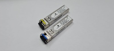 SET GBIC SFP Swedish Telecom STC-30018AX STC-30017AX 1550/1310 10KM LC foto