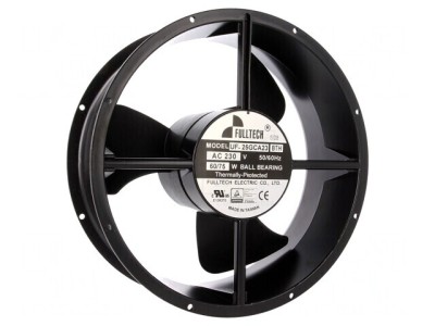 Ventilator AC Axial 230V &amp;Oslash;254x89mm 1110m3/h 61dBA Cu Bilă foto