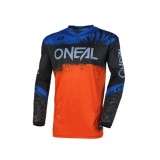 Cumpara ieftin Bluza Motocross/Enduro O&#039;Neal Shocker negru / albastru / portocaliu