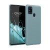 Husa Kwmobile Silicon Albastra pentru Samsung Galaxy A21s, Rezistenta la Socuri