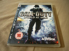 Call of Duty World at War, PS3, original foto