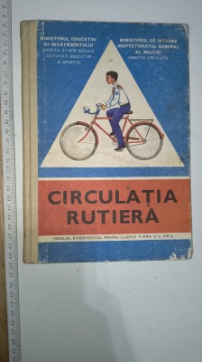 MANUAL EXPERIMENTAL CIRCULATIA RUTIERA 1978 foto