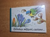carte cartonata pentru copii - branduse , mitisori ,castane - din anii '80