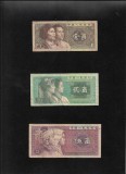 Set Bancnote China 1, 2, 5 Jiao 1980 - Colectie Numismatica
