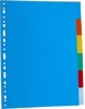 Separator carton color A4 Optima 180g/mp - 6culori/set