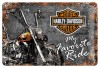 Placa metalica - Harley Davidson Favourite Ride - 20x30 cm, Nostalgic Art Merchandising