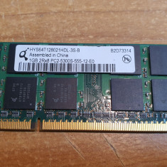 Ram Laptop Quimonda 1GB DDR2 PC2-5300S HYS64T128021HDL-3S-B