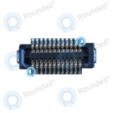 Conector Nokia 200 Asha Flexcable, piesa de schimb neagra FLEX