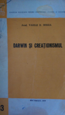 Darwin si creationismul acad.Vasile D.Mirza 1959 foto