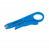 Cutter dezizolator, Lanberg 41823, pentru cabluri, in blister, albastru
