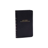 Kjv, Pocket New Testament with Psalms and Proverbs, Black Leatherflex, Red Letter, Comfort Print