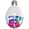 Bec rotativ LED tip glob disco, E27, multicolor