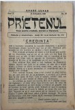 1933 PRIETENUL nr.26, rev. evreilor mesianici creștini evanghelici din Rom&acirc;nia, Isaac Feinstein, Galati, mentor Richard Wurmbrand / Sionism Congres