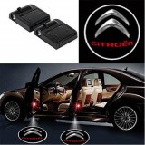 Set 2 Lampi Proiectoare LED Logo Universale pentru Portiera, Compatibile Citroen