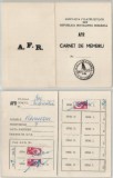Romania, Carnet de membru A.F.R. (I), Bucuresti, 1988