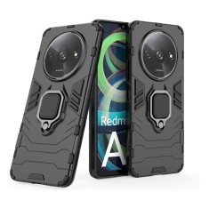 Husa telefon pentru xiaomi redmi a3, inel magnetic tip suport, negru foto