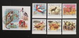 R.GUINEEA-ANIMALE-PASARI-SCUTISM-WWF...-serie 6 V.+ 1 colita-1985-Obliterate -RG 263D