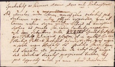 A301 Chitanță olografă, 1808, &amp;icirc;n limba latină foto