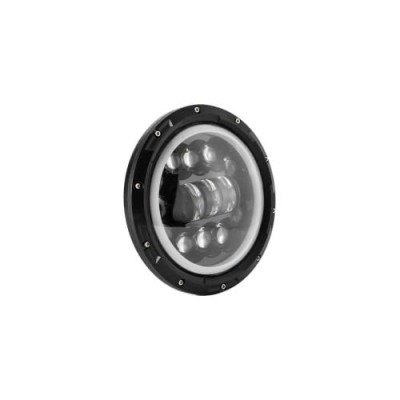 Proiector LED 7 inch 2 faze , lumina de zi DRL si semnalizare compatibil Jeep 12V foto
