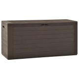 Lada de depozitare pentru gradina, maro, 116 x 44 x 55 cm GartenMobel Dekor, vidaXL