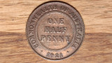 Cumpara ieftin Australia -moneda istorica din bronz- 1/2 Half penny 1921 -George V, impecabila!, Australia si Oceania