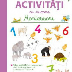 Prima mea carte de activitati cu numere. Montessori. 3-6 ani