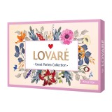 Colectie ceai Lovare Great Party asortat 90 plicuri 18 arome 155 g