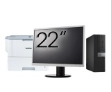 Pachet Calculator Second Hand DELL OptiPlex 7040 SFF, Intel Core i3-6100 3.70GHz, 8GB DDR4, 256GB SSD + Monitor 22&amp;quot; + Imprimanta Brother HL-L6300