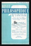 Revue philosophique de la France et de l etranger vol. 4 oct-dec 1966/ ed. Pierre-Maxime Schuhl
