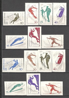 Romania.1961 Posta aeriana-Sporturi de munte XR.409 foto