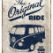 Placa metalica - VW The Original Ride - 20x30 cm