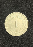 Moneda 1dinar 1976 Iugoslavia