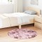 Gossi covor shaggy roz praf 100x100 cm poliester