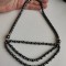 REDUCERE- Lantisor / colier NEGRU din Hematit vintage