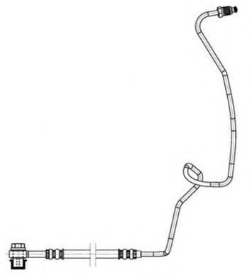 Conducta / cablu frana SKODA OCTAVIA I (1U2) (1996 - 2010) TRW PHD941