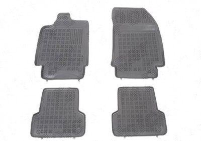 Set covorase auto din cauciuc Renault Laguna III (T) 10.2007-; negre, 4 bucati foto