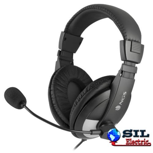 Casca multimedia cu microfon MSX9PRO negru NGS Casca multimedia cu microfon MSX9PRO negru NGS
