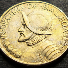 Moneda exotica DECIMO DE BALBOA (10 CENTESIMI) - PANAMA, anul 1983 *cod 1347