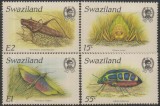 Timbre cu insecte din Swaziland