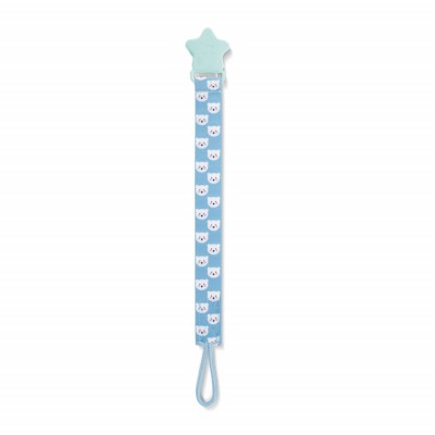 Lantisor pentru suzeta din material textil babyjem bear (culoare: bleu) foto