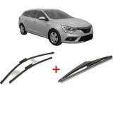 Cumpara ieftin Set 3 stergatoare RENAULT MEGANE IV Grandtour (K9A/M/N_) 2016, parbriz si luneta, Valeo Silencio